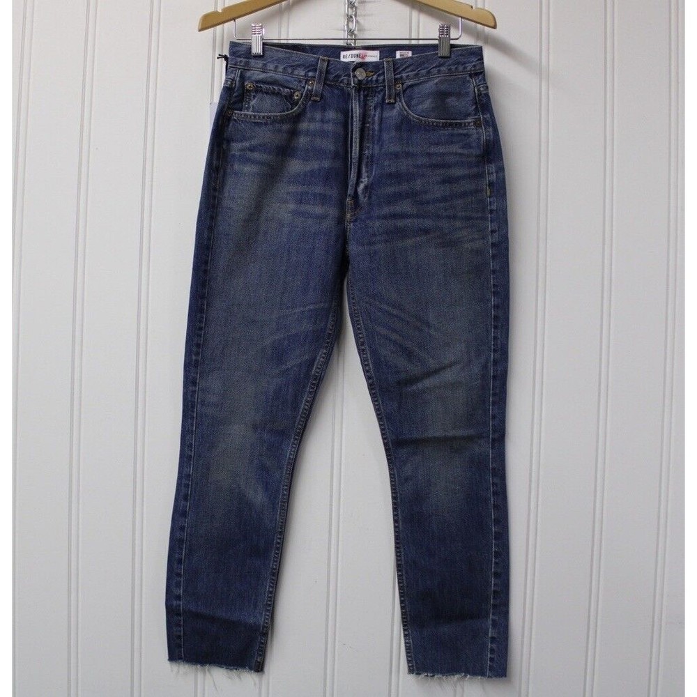 Re/Done Originals‎ Comfort Stretch High Rise Stove Pipe Jeans Size 30